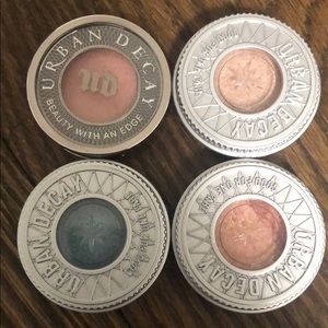 Four urban decay single shadows